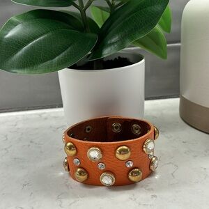 🧡Orange Boutique Sparkly Cuff 🧡
